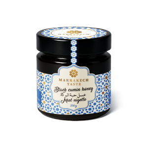 Marrakech Taste Black Cumin Honey – 250g | Pure Moroccan Nigella Sativa Honey